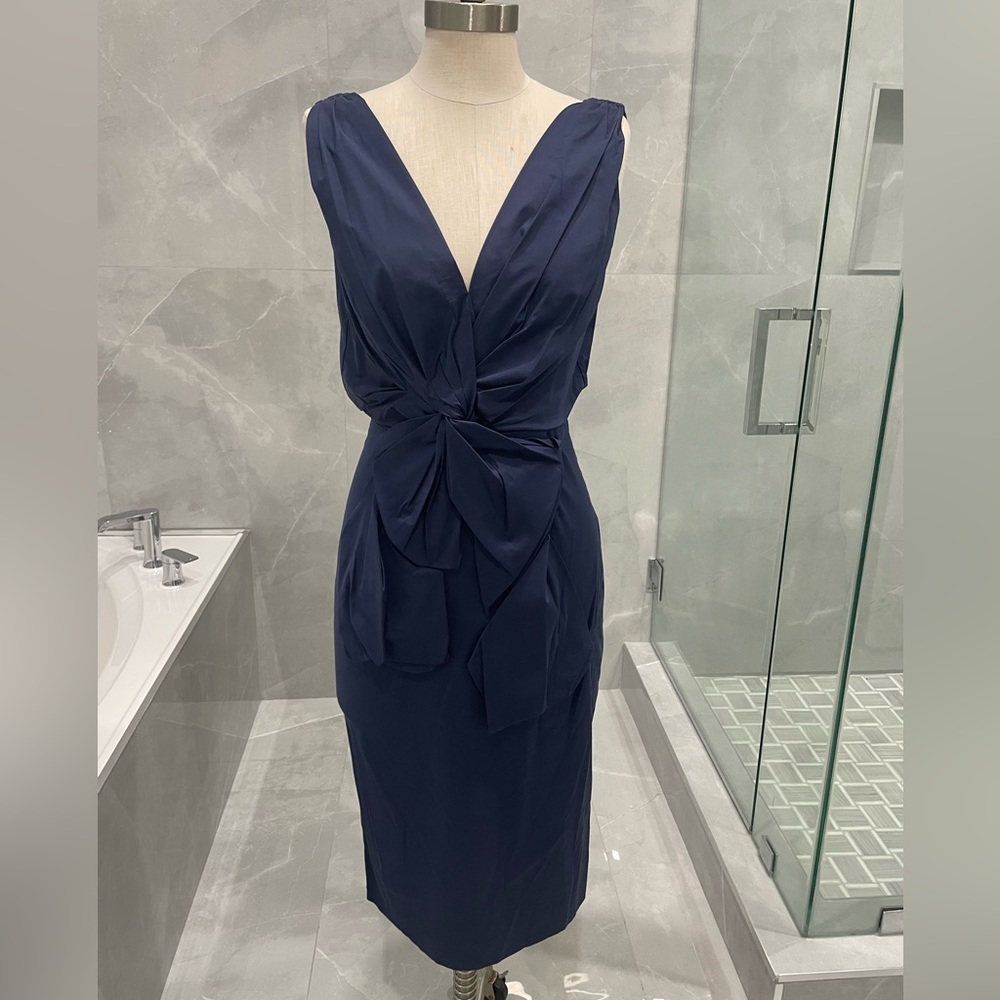 VALENTINO ROMA DARK BLUE DRESS